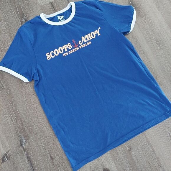 Scoops Ahoy Stranger Things Baskin Robbins Shirt M - Picture 2 of 7